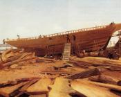 Shipbuilding at Gloucester - 温斯洛·荷默